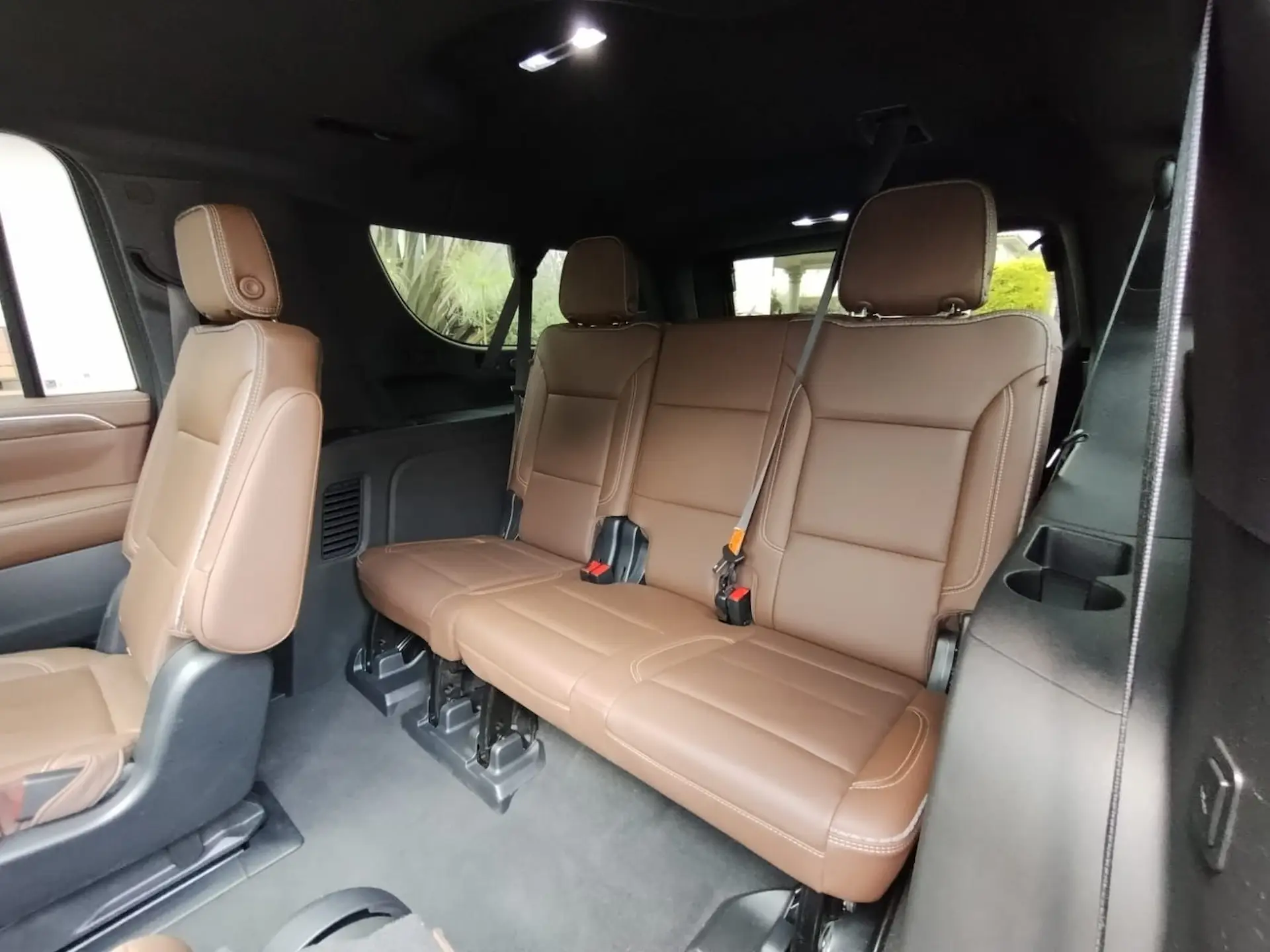 Interior of the vehicle comfort with amenities